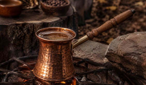 Copper Coffee Pot